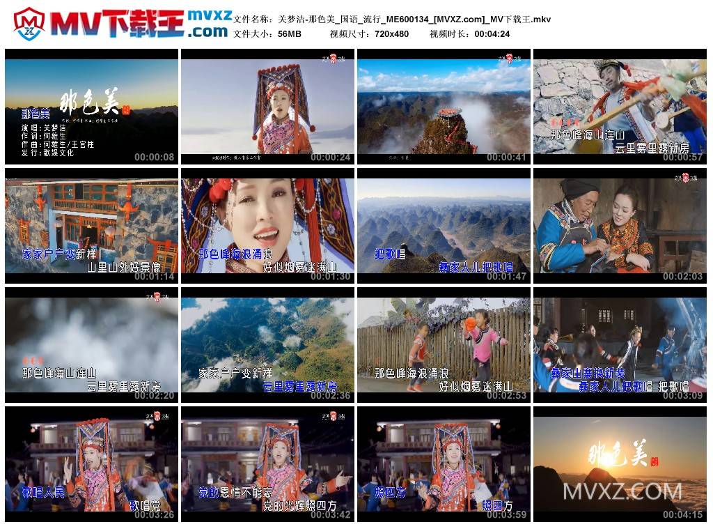 关梦洁-那色美_国语_流行_ME600134